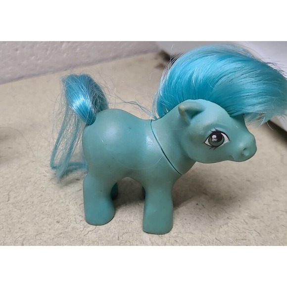 Vintage Lot of Hasbro G1 My Little Pony MLP - Lot of 5 with Misc. Accessories - Picture 5 of 14